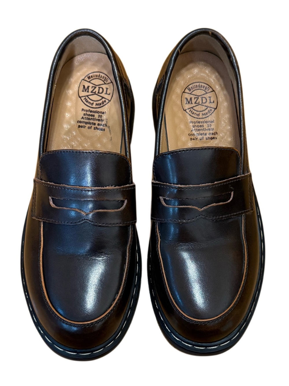 MZDL Meizudongli Handmade Leather Loafers - Picture 2 of 9